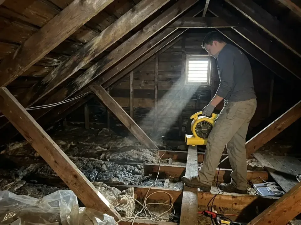 attic-water-damage-drying-proc-007 — frequently asked questions, Emergency Water Extraction & 24/7 Flood Response in Lindsay…